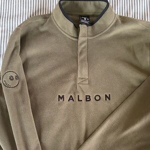 Malbon Nike Fleece Q Zip. Size L